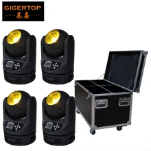 4в1 упаковочный кофр 60 Вт светодиодный движущийся головной Луч света O-S-R-A-M лампа X ось бесконечное вращение Мини Размер DMX управление