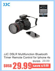 JJC Multi-Function Timer Remote Control Shutter Cord for Canon Camera EOS 1Ds Mark III/5D Mark IV/-1D X Mark II/7D MARK II