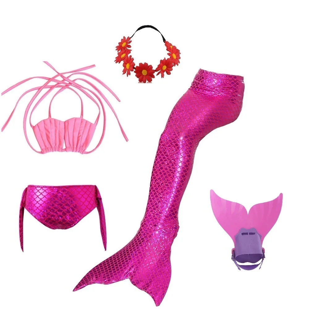 

children little mermaid tail costume monofin costumes for girls mermaid tail for swimming with monofin adults kids swimsuit