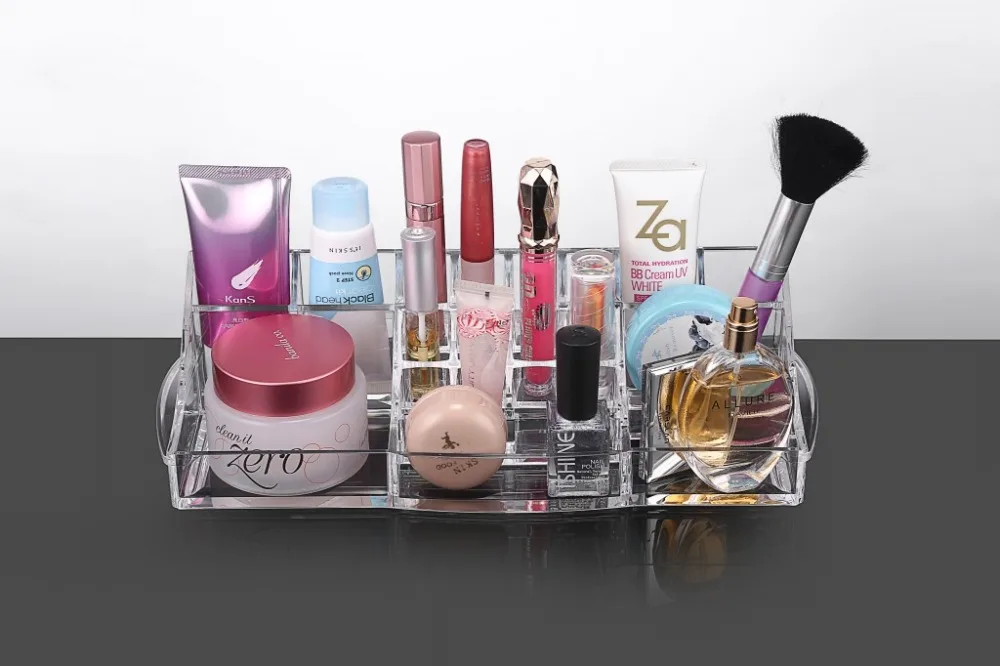 Clear Acrylic Makeup Cosmetic Organizer Storage Display Box Case