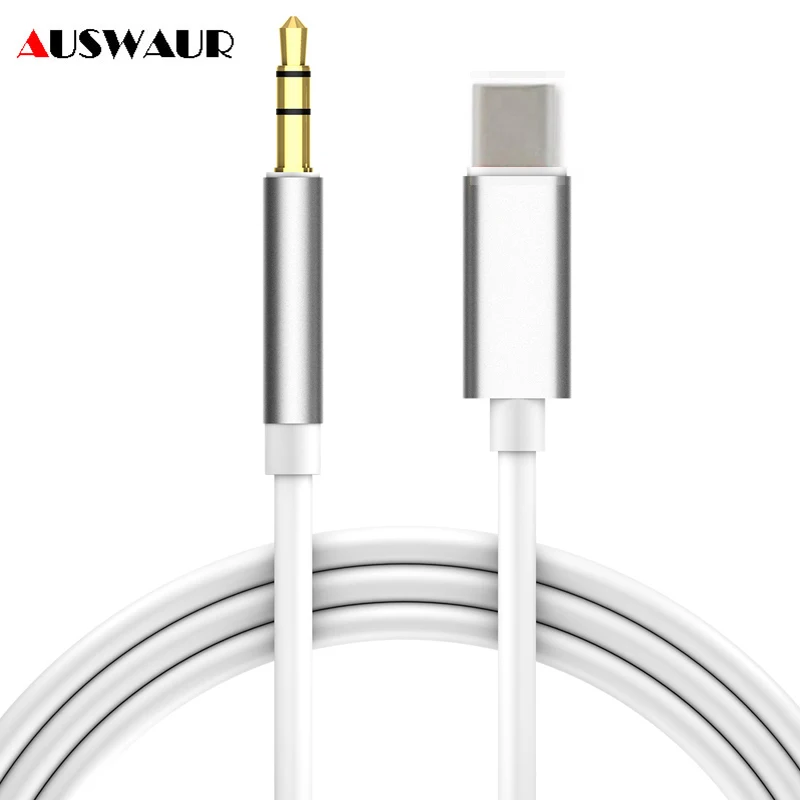 

Male Type-C to Male 3.5MM Aux Audio Adapter Cable Car Stereo Speaker Headphone Type-C Aux Adapter Cable 1M for Huawei Letv