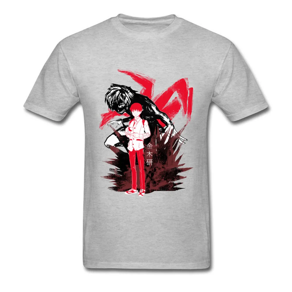inner ghoul Fashionable T-Shirt for Men 100% Cotton Thanksgiving Day Tees Design Sweatshirts Short Sleeve Family Crewneck inner ghoul grey