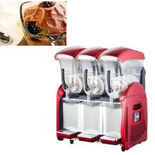 Коммерческий красный три танка смузи машина большой емкости 36L смузи машина для приготовления граниты