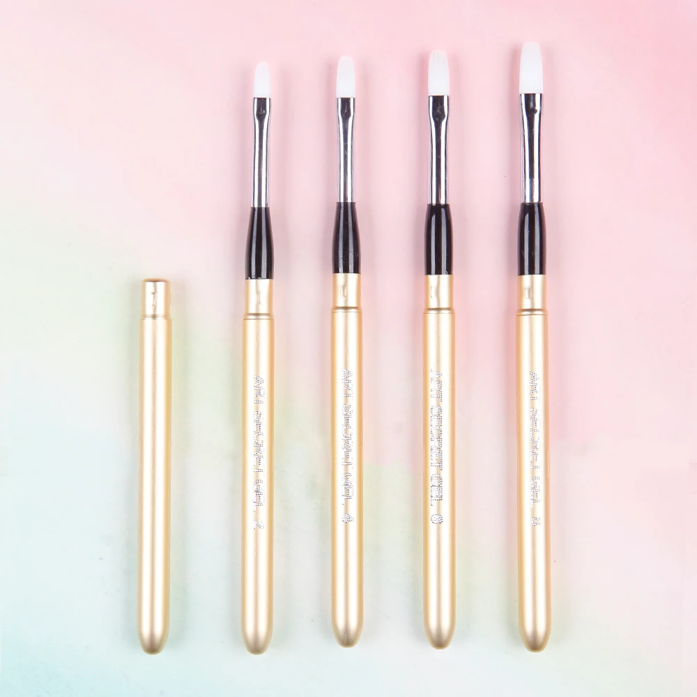 

High quality Single SBA-512 Flat Oval Nail Art Tool Painting Drawing Brush Flower Design Gel Polish Manicure Tools Taklon Hair