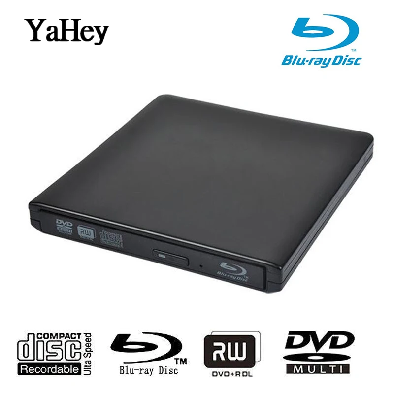 Bluray Burner Writer BD RW USB 3.0 External DVD Drive Portatil Blu ray Player CD/DVD RW Optical