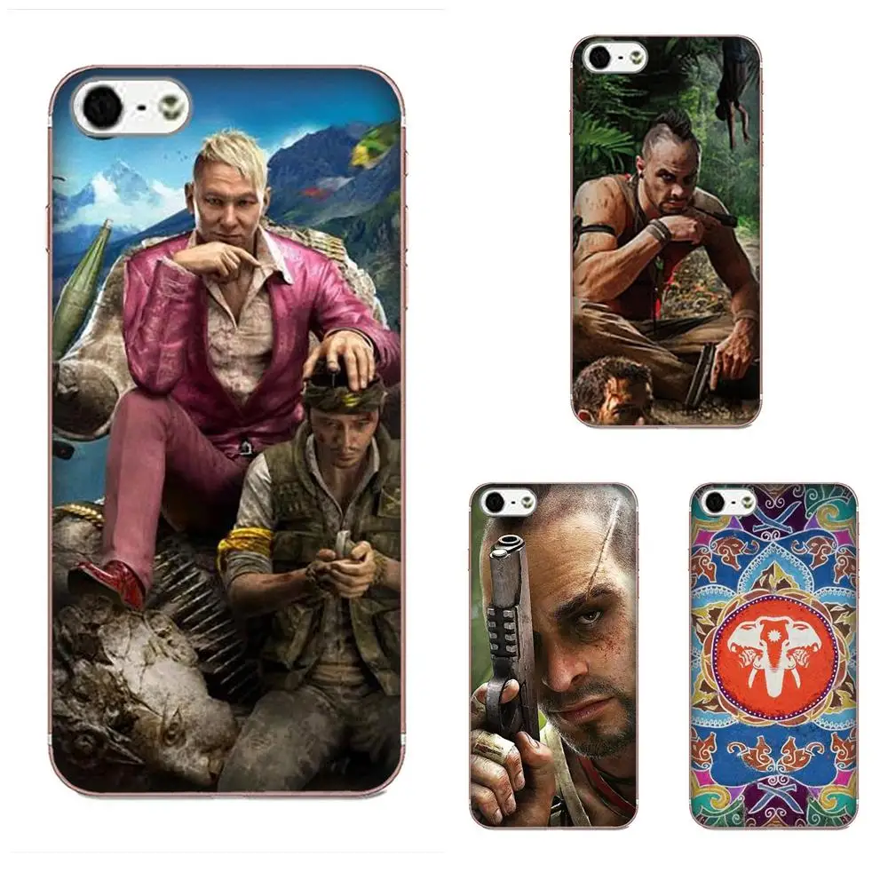 

Far Cry 4 Pattern Ultra Thin Cartoon Pattern For Apple iPhone 4 4S 5 5C 5S SE 6 6S 7 8 Plus X XS Max XR