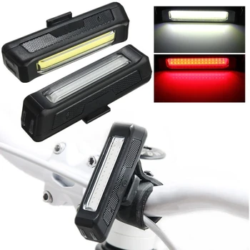 

Weimostar Mountain Bike Front Light Waterproof Rear Tail Bicycle light Safety Warning USB Rechargeable LED Cycling Taillight