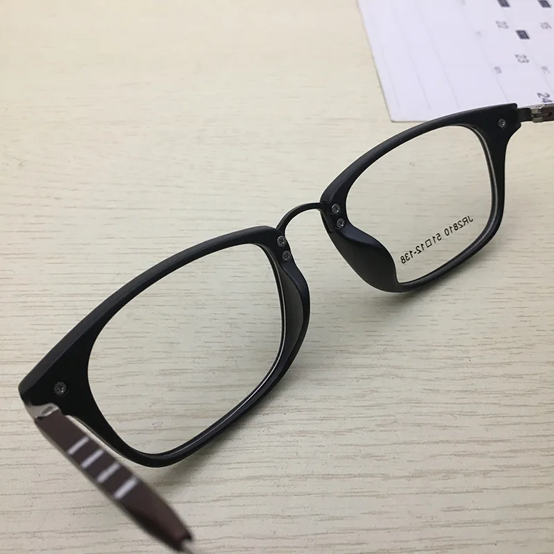 Квадратные очки в оправе для мужчин женщин Винтаж оправы для очков PC очки черный цвета: красный и коричневый, очки с оправой многие разные стили eyewe