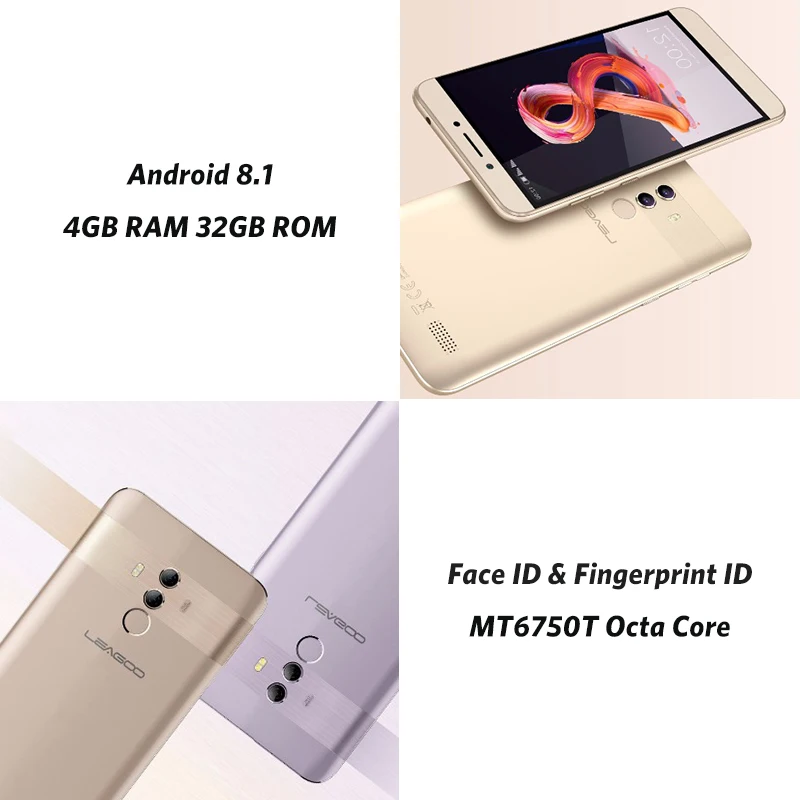 LEAGOO T8s смартфон с 5 дюймовым дисплеем восьмиядерным процессором MTK6750T ОЗУ 4 Гб ПЗУ 32