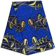 Индивидуальный дизайн Анкара Стиль настоящий воск высокого качества настоящий голландский воск обертка для женщин платье A1189