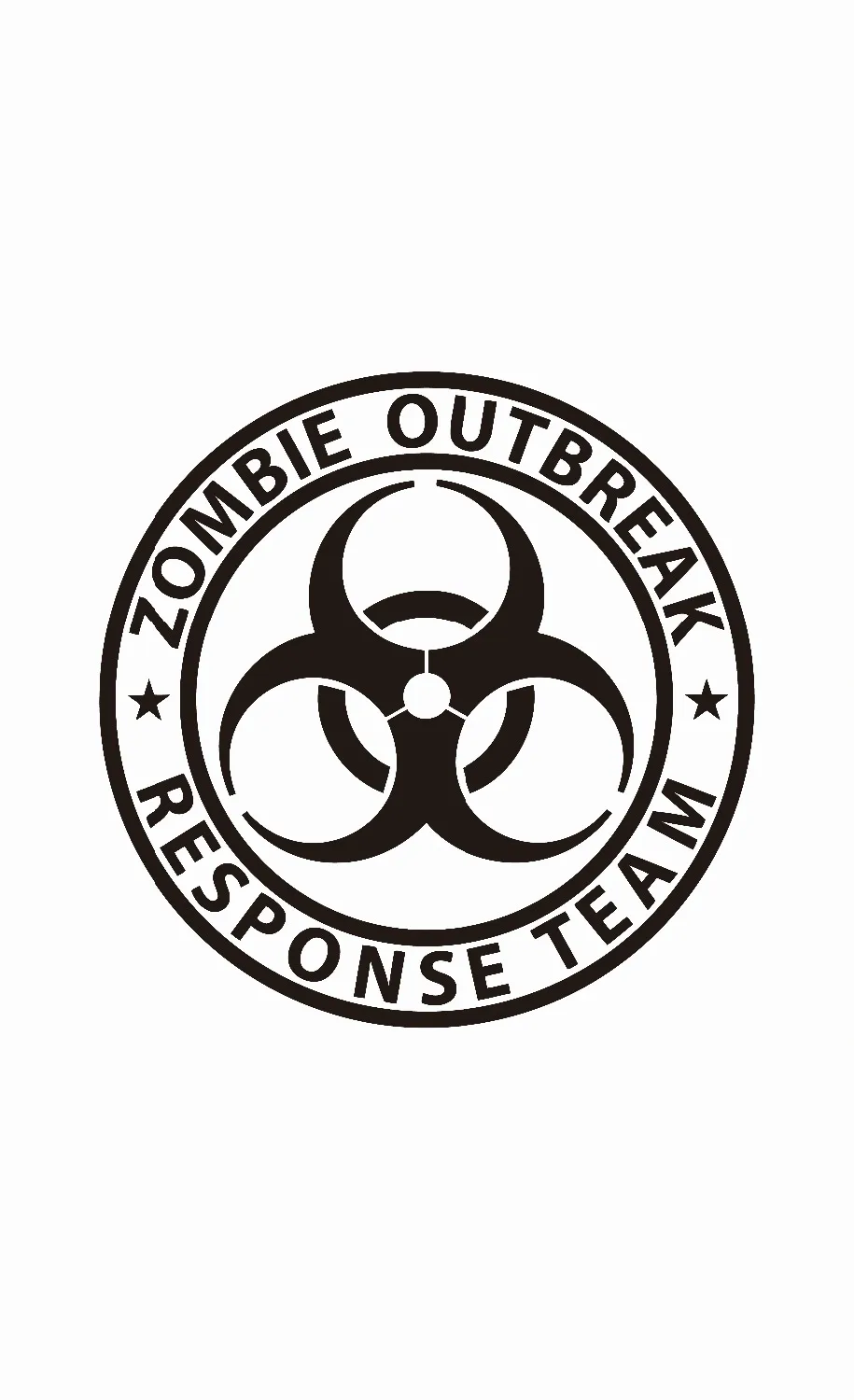 Zombie Logo Flag: How This 90x150cm Zombie Outbreak Response Team ...