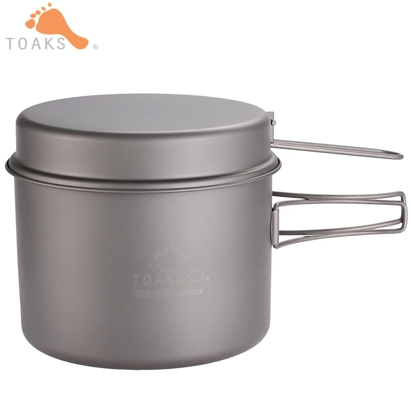 TOAKS 1600 ml utensilios de cocina conjunto de ultraligero de olla y sartén de Camping al aire libre de Picnic vajilla bacteriostático CKW-1600