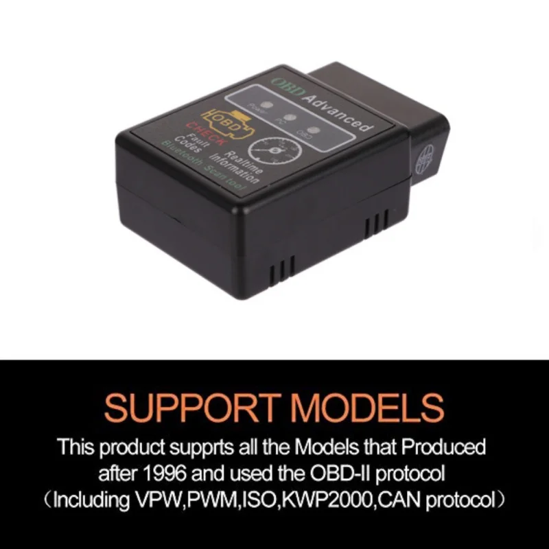 

2019 New V02H2-1 V1.5 HH elm327 bluetooth 2.0 OBD2 Scanner HH ELM 327 Bluetooth Smart Car Diagnostic Interface ELM 327