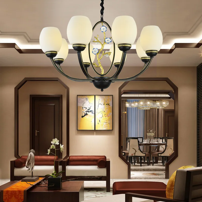 

Creative new Chinese chandelier home living room hotel restaurant bedroom villa kindergarten antique chandelier