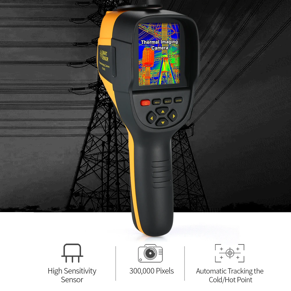 

HD TFT Screen Infrared Thermal Imager 5 Colors Palette Selectable USB Connect Computer IR Thermography Thermal Imaging Camera