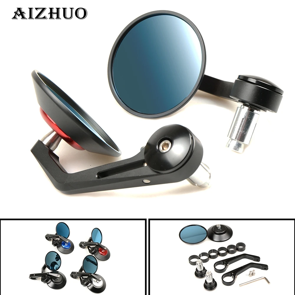 

Universal Motorcycle Mirror View Side Rear Mirror For Kawasaki ZX-10R ZX-6 ZX-6R ZR-6R ZX-7R ZX-12R ZX-14R SUZUKI GSR600 GSR750