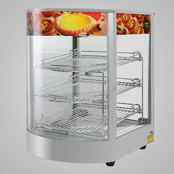 

Non Slip Rubber Feet New Commercial Stainless Steel Countertop Food Pizza Display Warmer 20x17x14