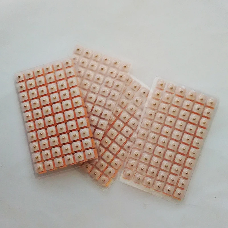 

1200pcs Magnetic therapy ear patch Auricular Ear Auriculotherapy Acupuncture Therapy Ear Seeds Sticker Good effect Vaccaria seed