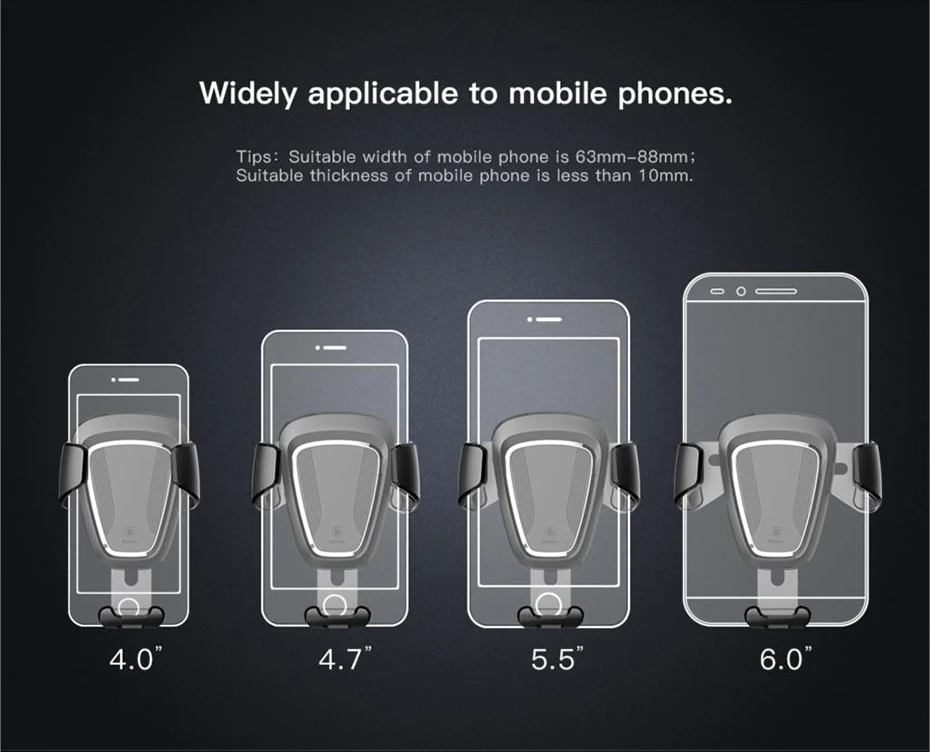 Гравитационный Автомобильный держатель для телефона для iPhone X samsung S9, подставка для сотового телефона на вентиляционное отверстие, автомобильный держатель 360, поворотная Автомобильная Подставка для телефона
