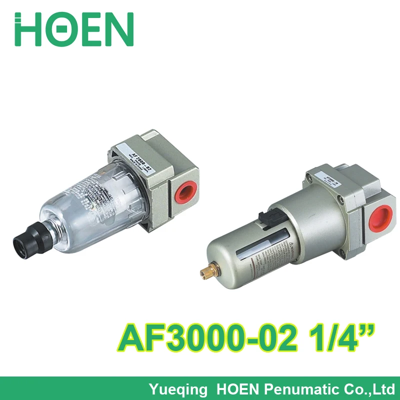 Pneumatic air water filter AF3000 02 1/4 inch with Copper cartridge and