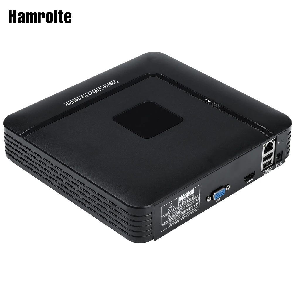 Hamrolte CCTV NVR 4CH 5MP/8CH 4MP/16CH 5MP мини Onvif сетевой видеорегистратор оповещение электронной почты IE Cloud Max 4K видео выход H.265