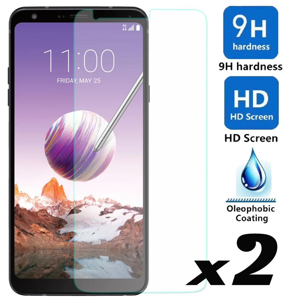 

Tempered Glass Screen Protector For LG Stylo 4 / Q Stylus Plus Q710MS Scratch Resistant Explosion-proof Front Guard Glass Films