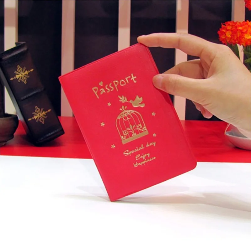 Новые дорожные аксессуары Обложка для паспорта Для женщин Для мужчин из искусственной кожи Обложка на паспорт ID-Карты кредитной держатель