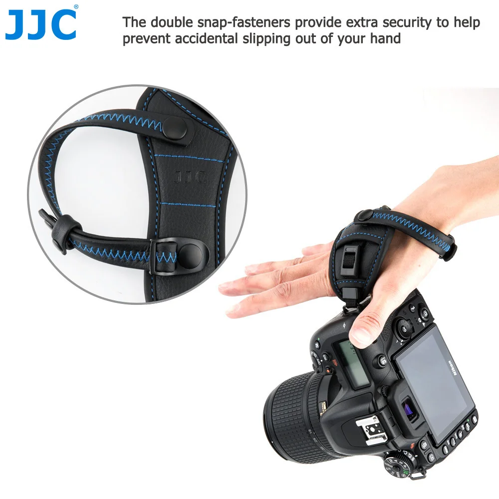 JJC Регулируемый ручной ремешок для камеры на запястье для переноски ремень держатель для Canon/Nikon/sony/Fujifilm/Olympus/Pentax/Panasonic