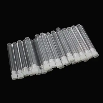 

25 Pieces Empty Transparent Clear Bottles With Cork Stopper Storage Bottles Test Tube Jars Message Vial Weddings Wish Bottle