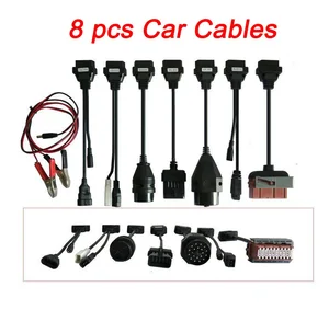 Image 2 - 2019.VD DS150E CDP 8pcs Full Set Car Cables + 8pcs Truck Cables for tcs  pro plus Cable for delphis