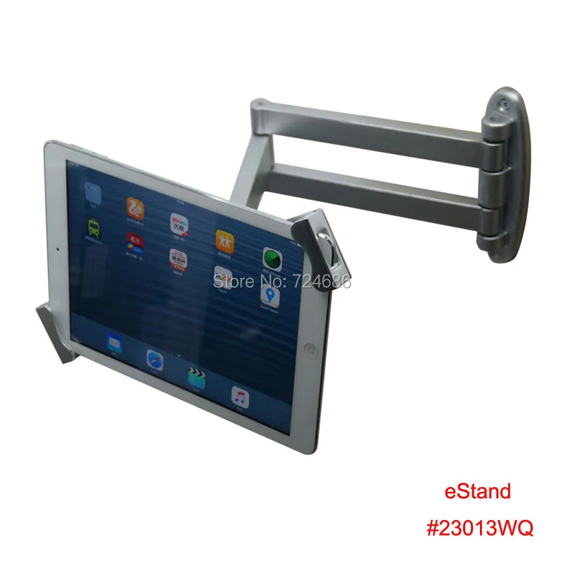 universal 7 10.1 inch tablet articulating security wall