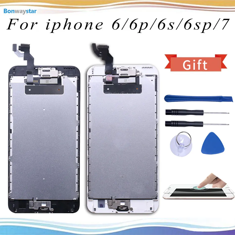 AAA +++ для iPhone 6 S более четкая сборка ЖК-экрана с полным покрытием 100% Forca 3D 5S de Toque