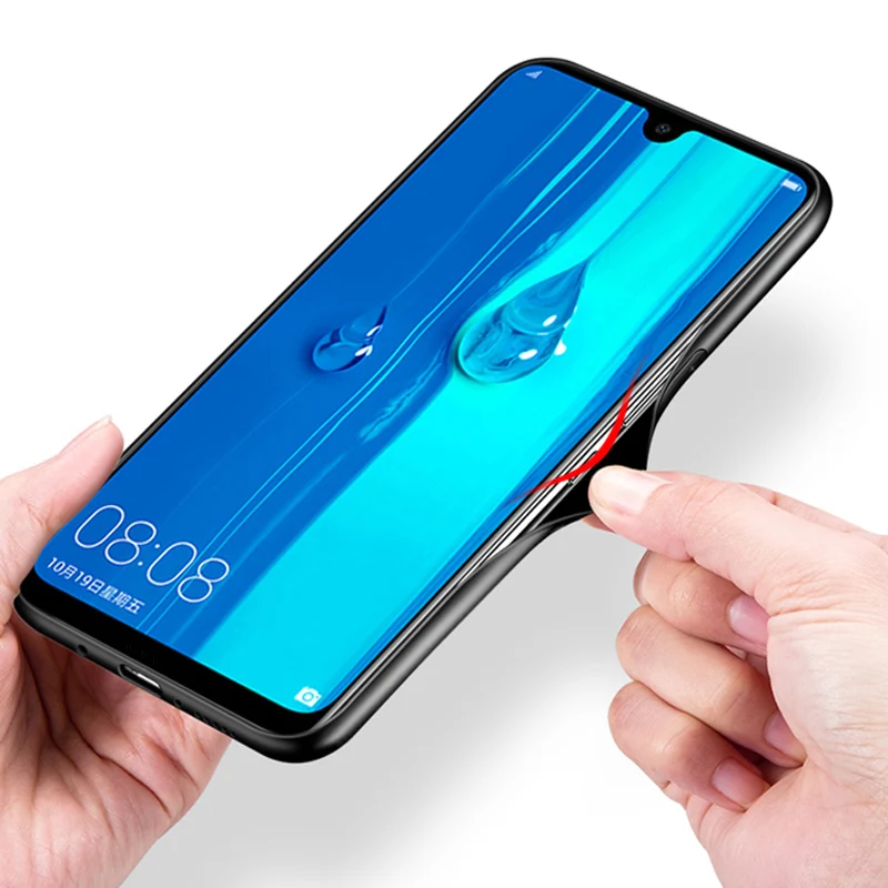 Чехол из закаленного стекла для Huawei Enjoy 9 Plus JKM AL00 мягкий силиконовый чехол с