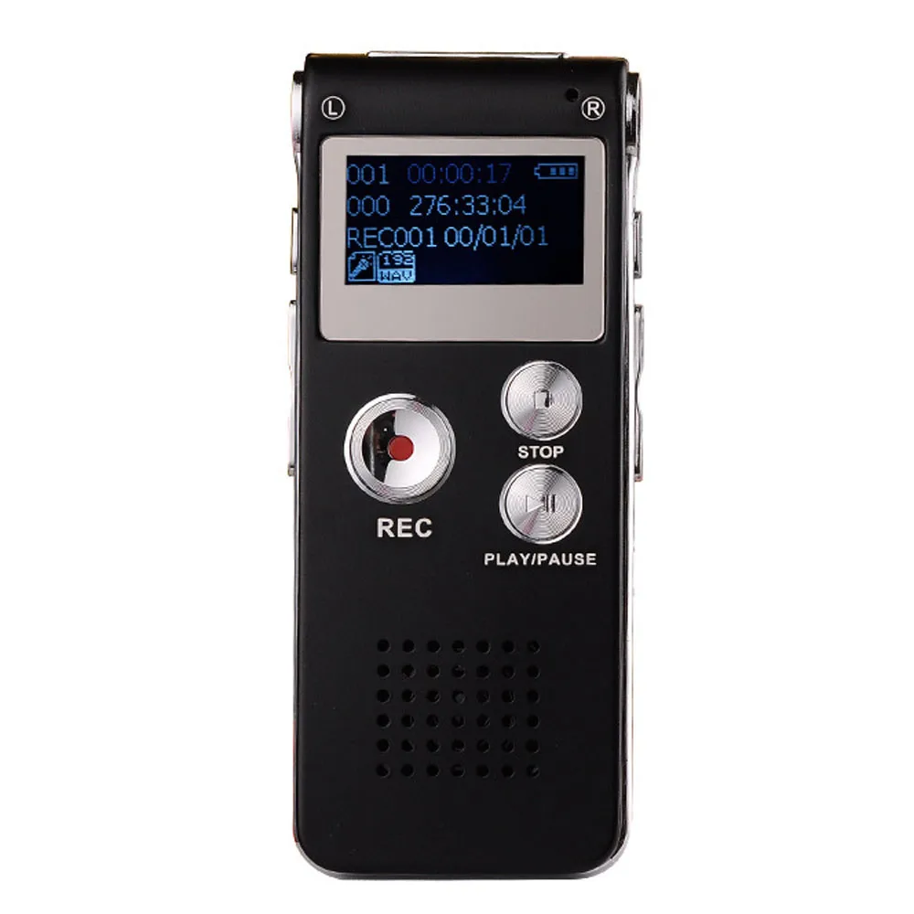 Best Price 8GB Digital Audio Voice Recorder Rechargeable Dictaphone USB