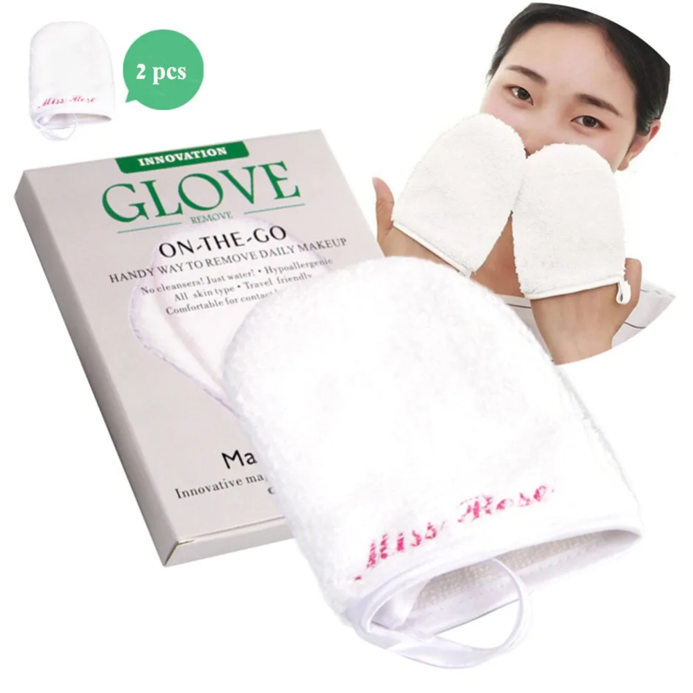 

Makeup Remover Gloves Easy to Clean Remove Daily makeup Remover Lip, Eye,Face,Eyelashes Parts Hand Wear Type, Easy to Operate
