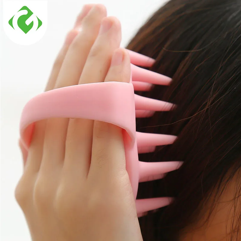 

GUANYAO Bath Brush Head Massage Brush Soft Silicone Shampoo brush Comfort experience shower brush Hot selling bathing supplies