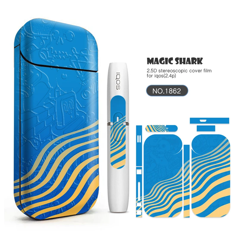 Magic Shark Dreamy модная стереопленка электронная сигарета этикетка из ПВХ для IQOS 2 4 Plus