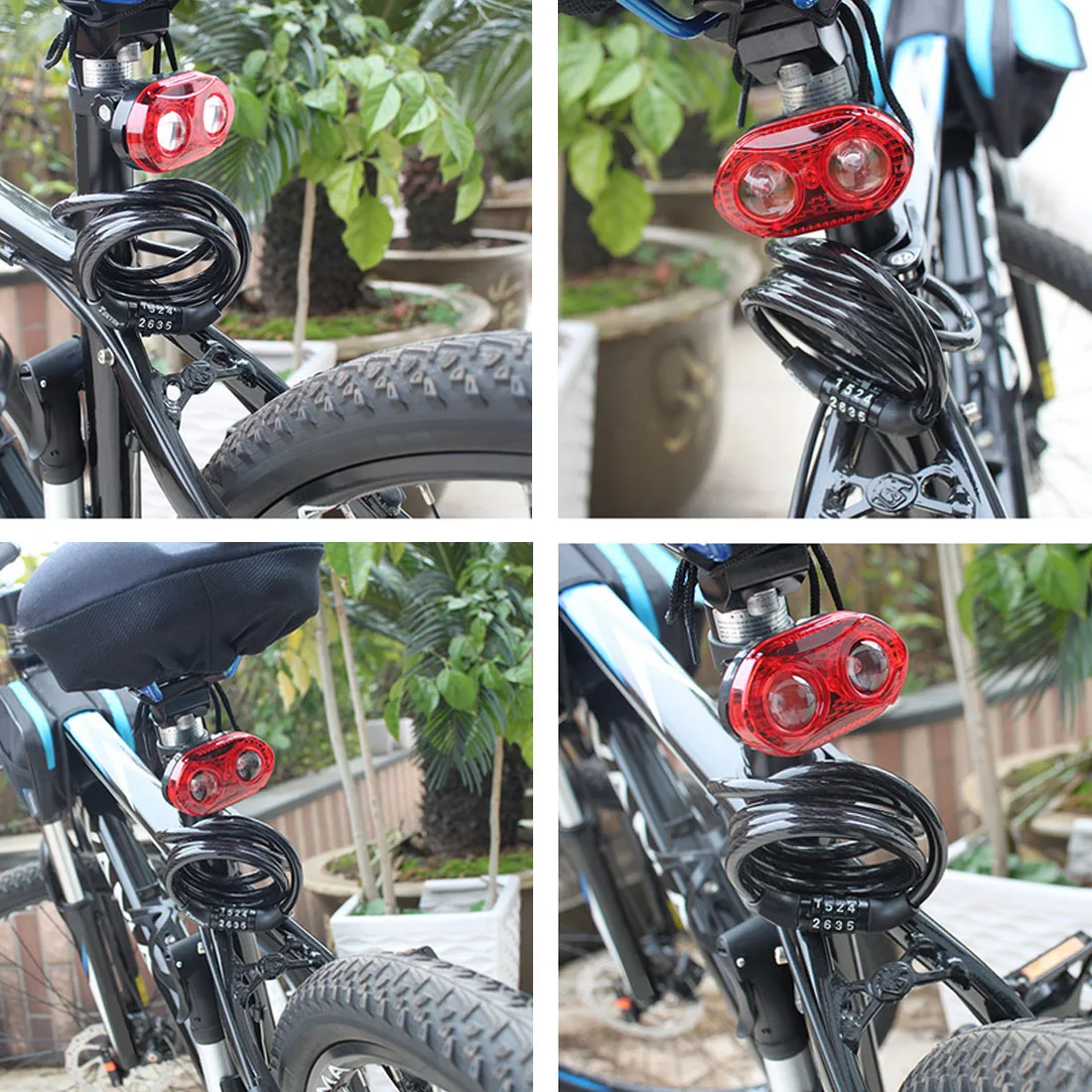 3 светодиодный светильник для велосипеда, супер яркий Предупреждение велосипедный задний светильник, мигающий светильник, велосипедный задний светильник, лампа для ночной езды