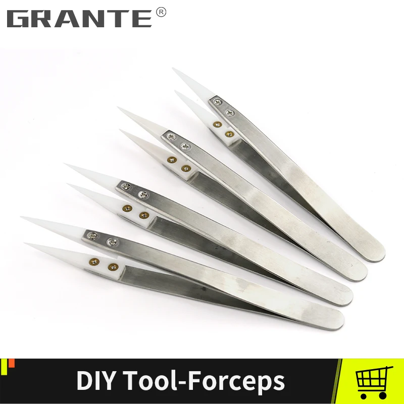 

Grante DIY Tool Forceps Multifunction Ceramic Tweezer Rebuild Electronic Cigarette Accessories For RDA RBA Wire Coil Vape Tank