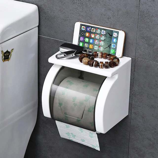 Waterproof Toilet Paper Holder Tissue Holder Roll Paper Holder Box