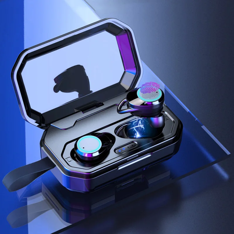 

LYMOC Touch Key Wireless Earbuds 5.0 Bluetooth Headsets TWS Stereo Earphones Handsfree Vadio Gaming Sport Can Charge for phones
