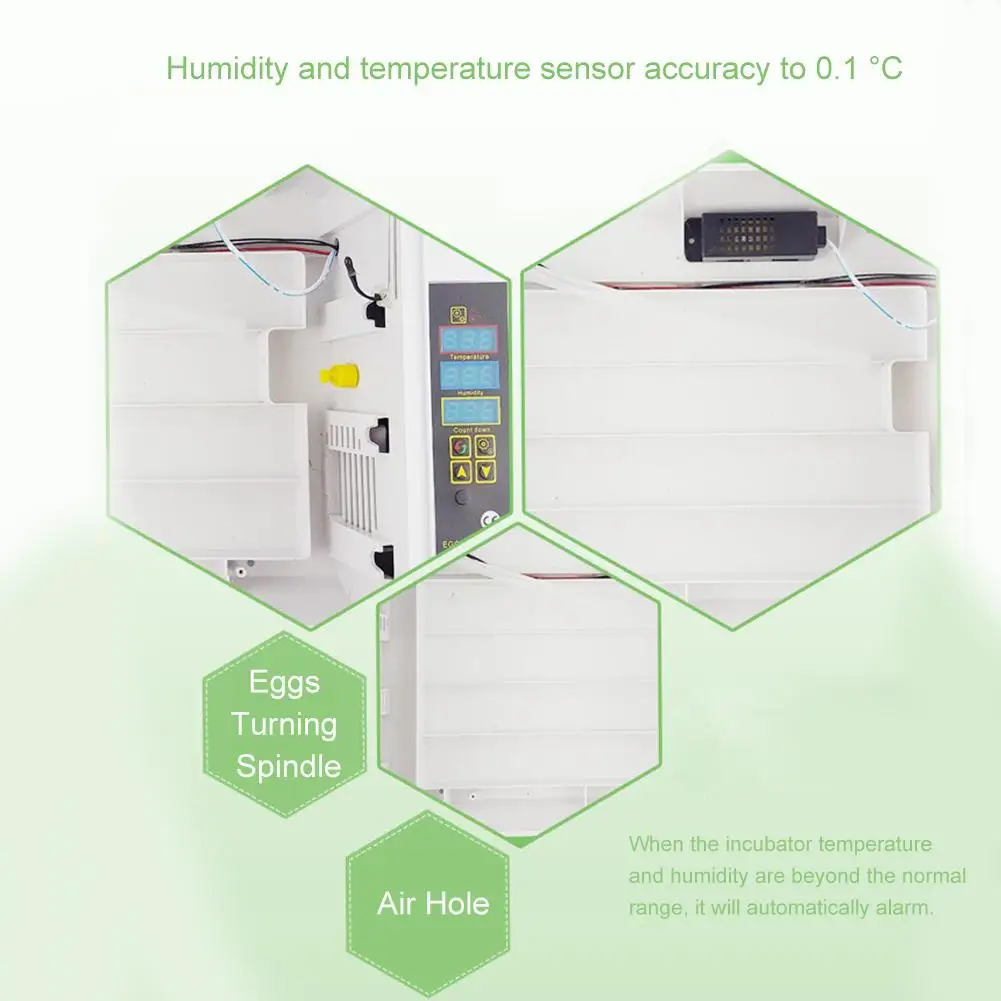 24 Eggs Incubator 60W Digital Temperature Hatchery Machine Hatcher For Hatching Chickens Ducks Geese 110V/ 220V EU/US/UK 24 Eggs Incubator 60W Digital Temperature Hatchery Machine Hatcher For Hatching Chickens Ducks Geese 110V/ 220V EU/US/UK