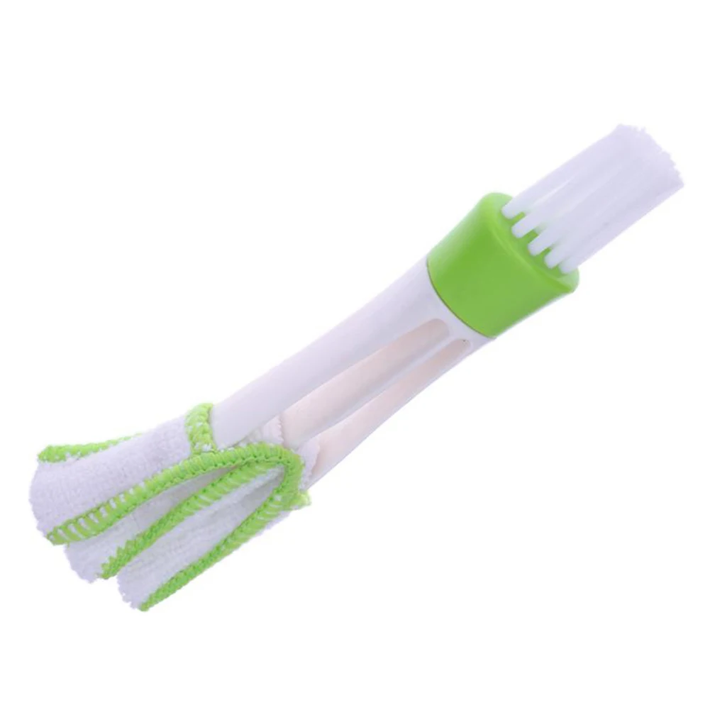 

1PC Portable Car Cleaning Brush Double Ended Car Air Vent Slit Cleaner Brush Dusting Blinds Keyboard Cleaning Brushes