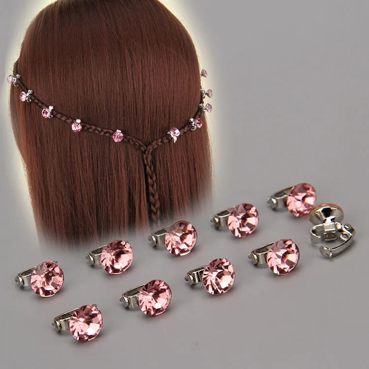 Наборы Новое поступление 12 шт. заколки для волос с кристаллами для невесты женские и детские украшения для волос