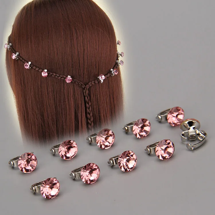 12 шт. заколки пряжки для волос с кристаллами|for brides|hair bucklehair crystal pin |