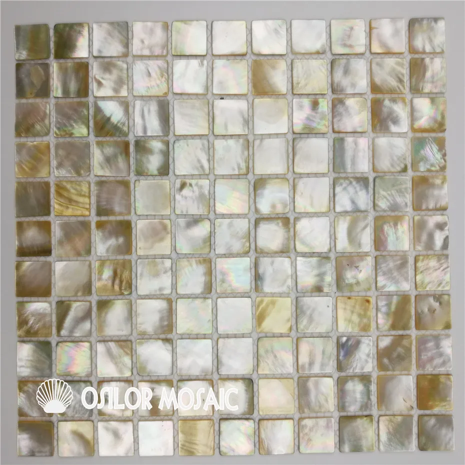 Натуральный желтый mother of mosaic плитка мозаичная плитка для ванной ...