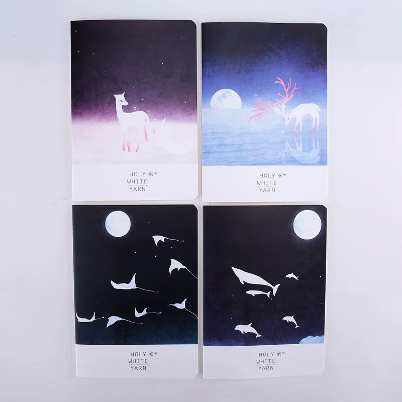 

1 piece B5 size students stitching binding notebook creative trends soft cover daily memos book office school planner book gift