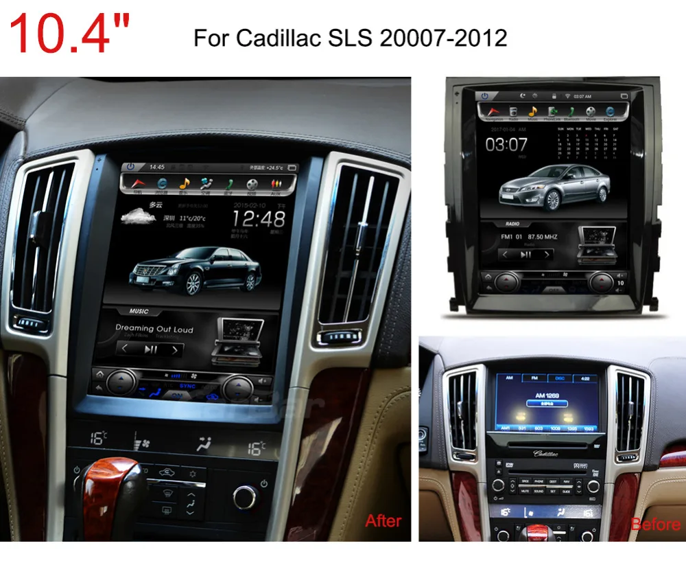 10," вертикальный огромный экран 1024*768 Android автомобильный DVD gps навигатор радио плеер для Cadillac SLS 2007-2012 rom 2 Гб флэш 32 Гб