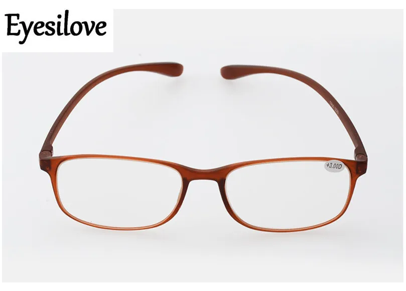 Eyesilove розничная продажа 1 шт. TR90 очки для чтения для мужчин и женщин очки для пресбиопии линзы мощность 1,0 до + 4,00 принимаем смешанный заказ