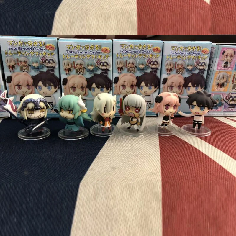

Anime model figure Fate/Grand Order Jeanne D Arc Kiyohime cartoon 6pcs/set toys New Kids Figure KA289